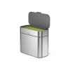 simplehuman Kompostownik Stalowy 4 l / Srebrny Matowy
